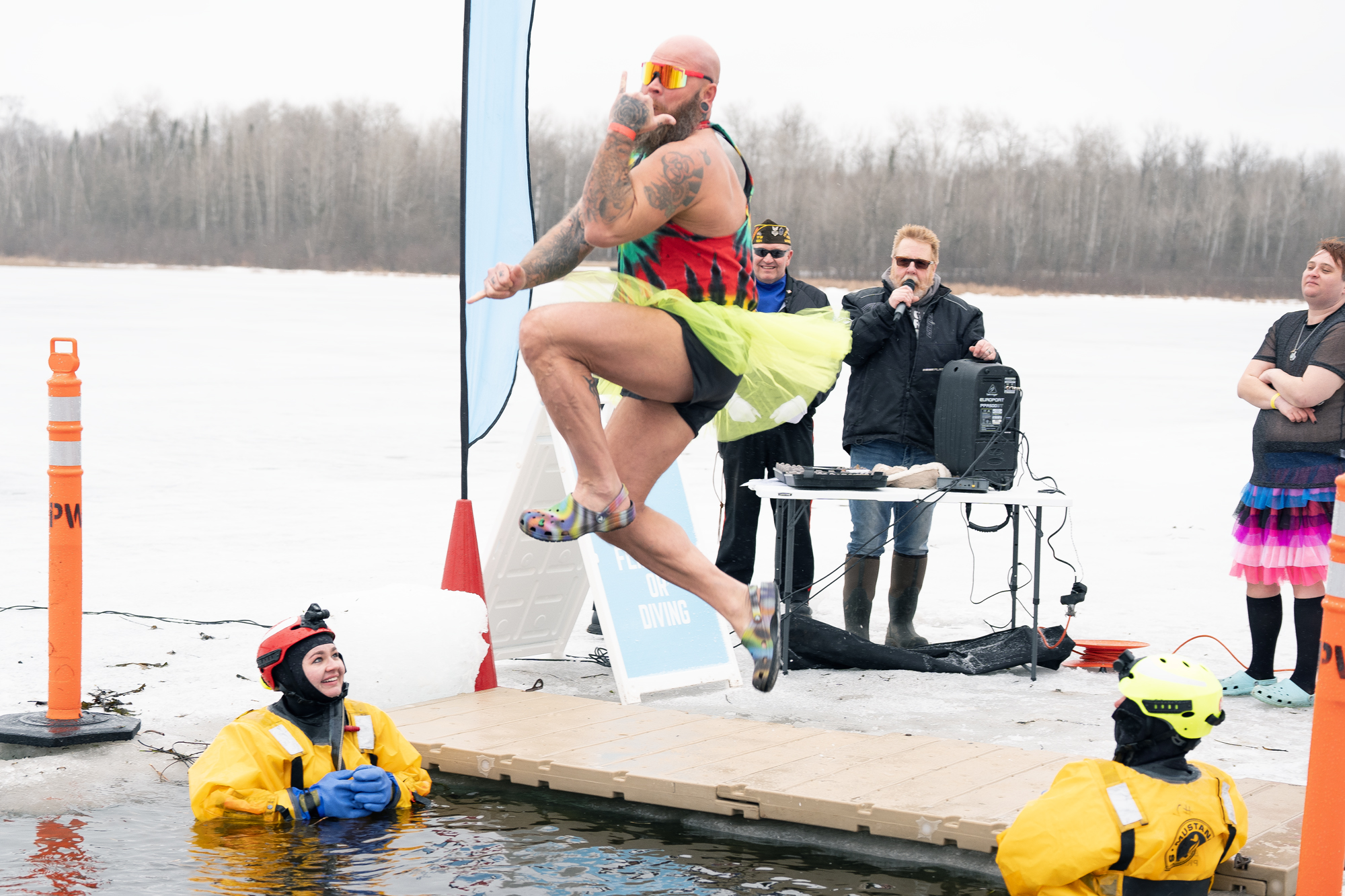 Iron Rangers take (Polar) Plunge for Special Olympics Minnesota
